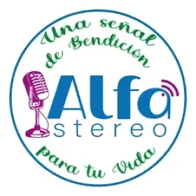 Escucha en vivo Alfa Stereo Panamá Logo de Alfa Stereo Panamá