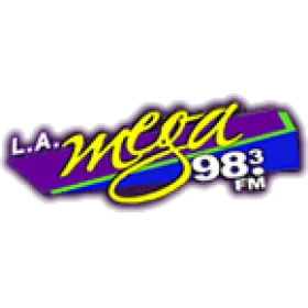 Escucha La Mega 98.3 Logo de La Mega 98.3